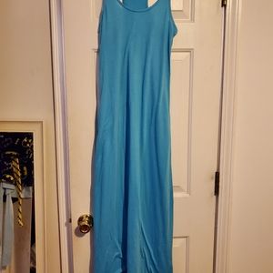 Blue maxi dress